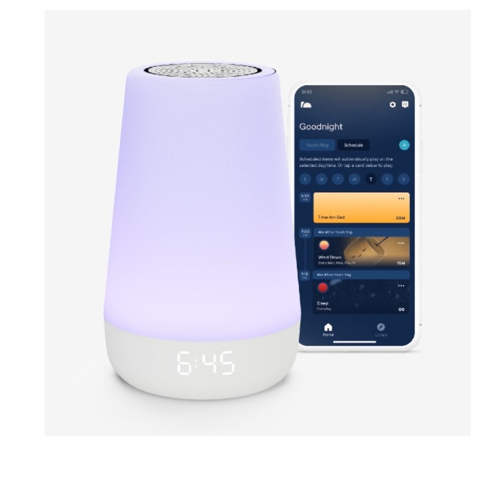 Hatch Rest 2nd Gen Sleep Assistant in White and Purple